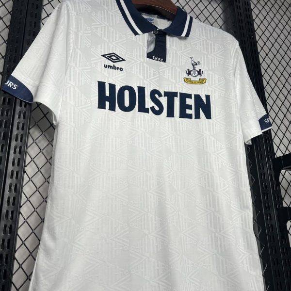Tottenham Hotspur 1991/93 Home Retro Jersey - Image 7