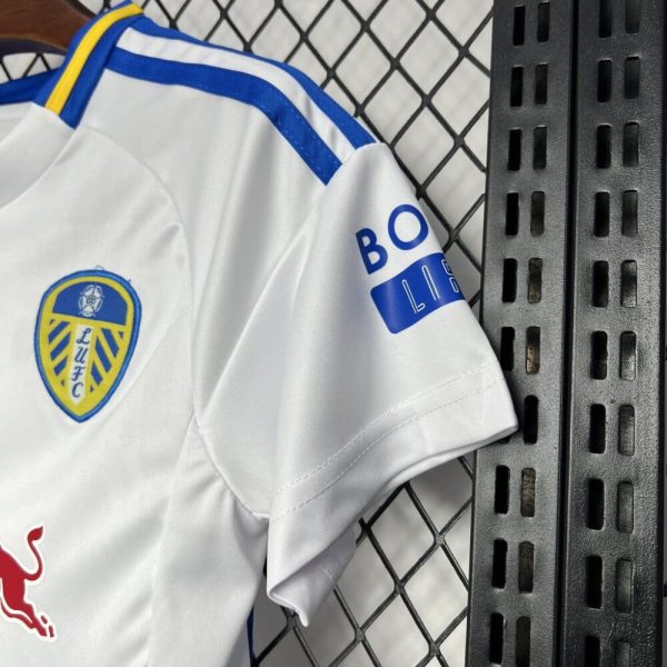 Leeds United F.c. 2024/25 Home Jersey Kids Kit - Image 6