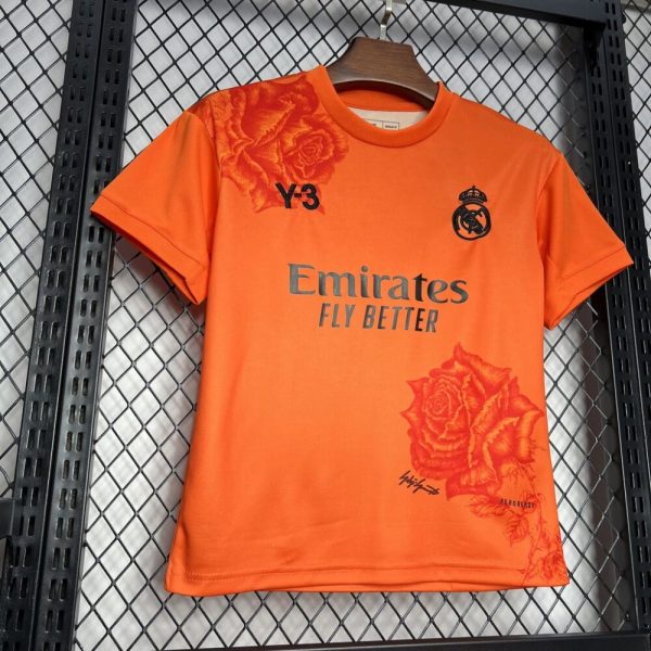 Real Madrid 2024/25 Y-3 Rose Special Edition Kids Kit - Image 5