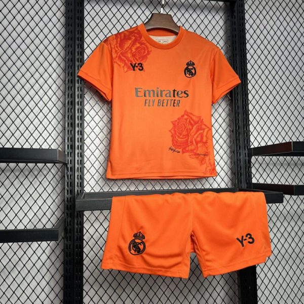 Real Madrid 2024/25 Y-3 Rose Special Edition Kids Kit - Image 4