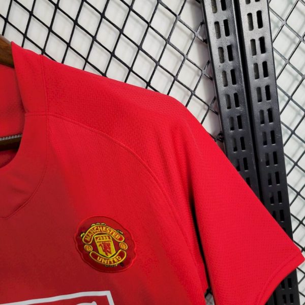 Manchester United 2007/08 Home Retro Jersey - Image 12