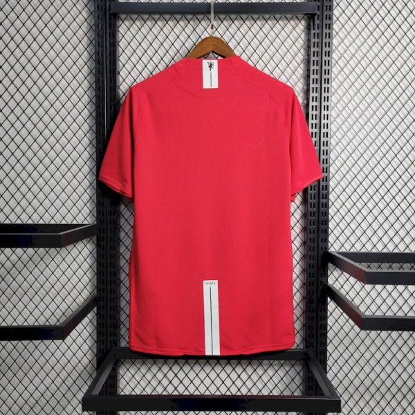 Manchester United 2007/08 Home Ucl Retro Jersey - Image 2