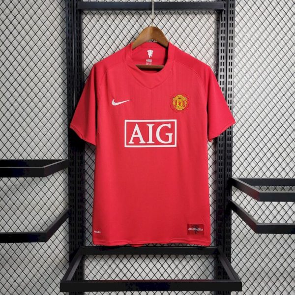 Manchester United 2007/08 Home Retro Jersey - Image 3