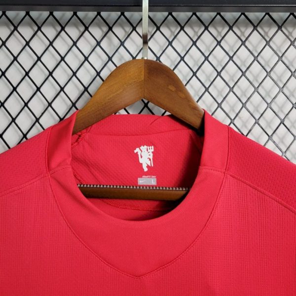 Manchester United 2007/08 Home Ucl Retro Jersey - Image 6