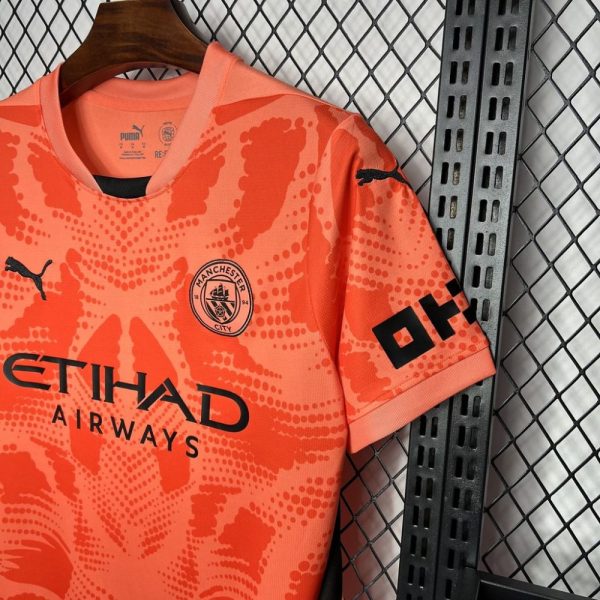 Manchester City 2024/25 Jersey Orange Color - Image 3