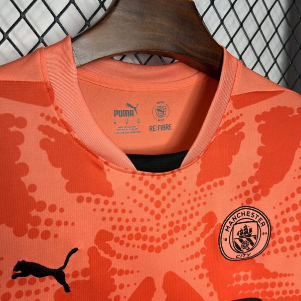 Manchester City 2024/25 Jersey Orange Color - Image 4