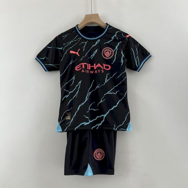 Manchester City 2023/24 Third Kids Kit
