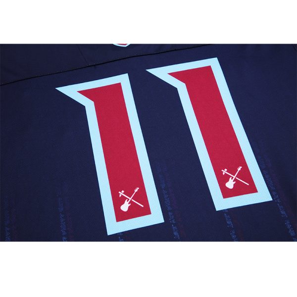West Ham Lron Maiden Alternate Shirt #11 Retro Jersey - Image 9