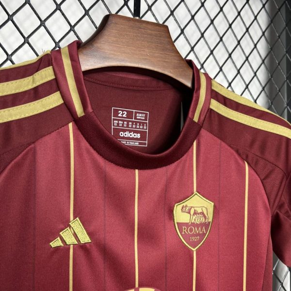 As Roma 2024/25 Home Kids Kit - Image 5