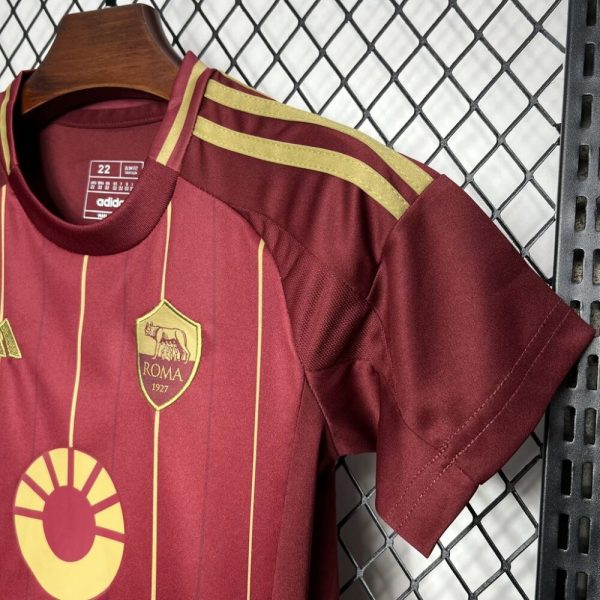 As Roma 2024/25 Home Kids Kit - Image 4