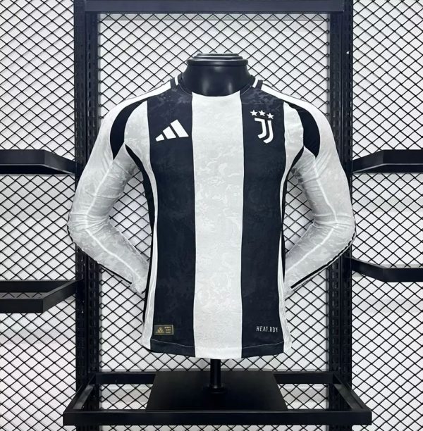 Juventus 2024/25 Home Long Sleeves Jersey Player Version