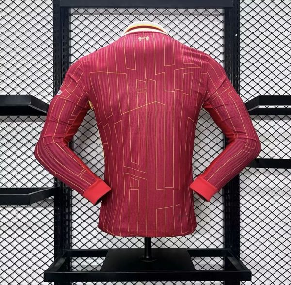 Liverpool 2024/25 Home Long Sleeves Jersey Player Version - Image 2