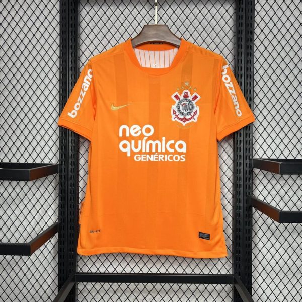 Corinthians 2010 Orange Color Retro Jersey - Image 5
