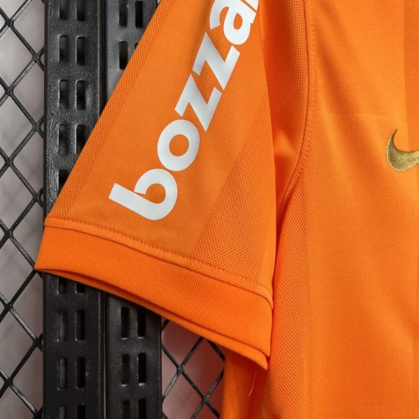 Corinthians 2010 Orange Color Retro Jersey - Image 9