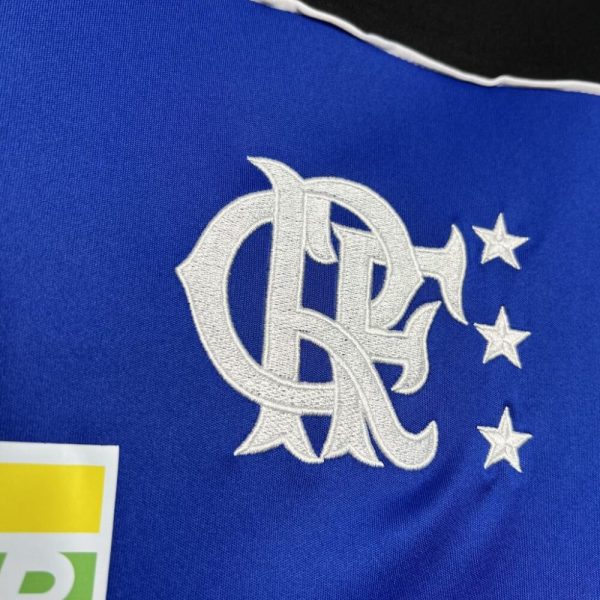 Flamengo 1999 Blue Goalkeeper Uniform Retro Jersey - Image 3