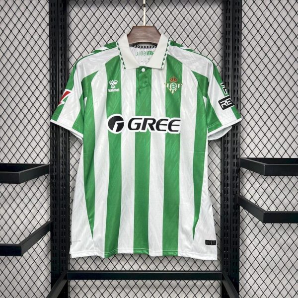 Real Betis 2024/25 With Sponsors And Patch Home Jersey - Image 11