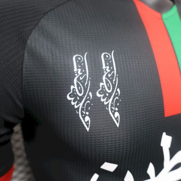 Cd Palestino 2024/25 Hand Of God Black Jersey Player Version - Image 3