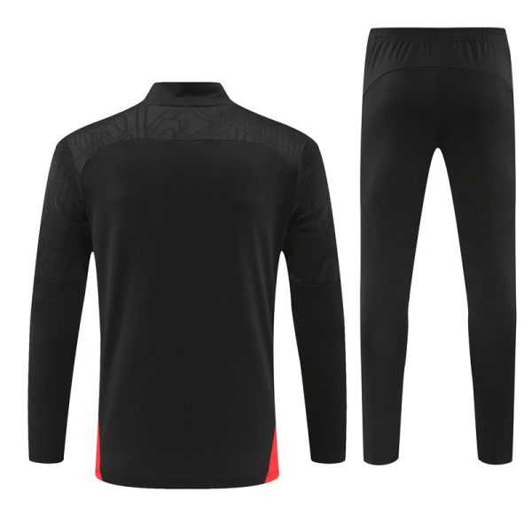 Ac Milan 2024/25 Half-Zip Adult Sweater+Pant 14001 - Image 2