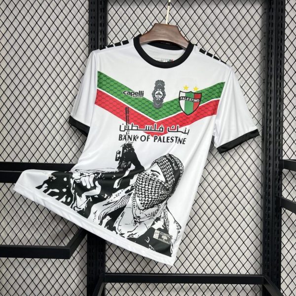 Cd Palestino 2024/25 White Graffiti Jersey