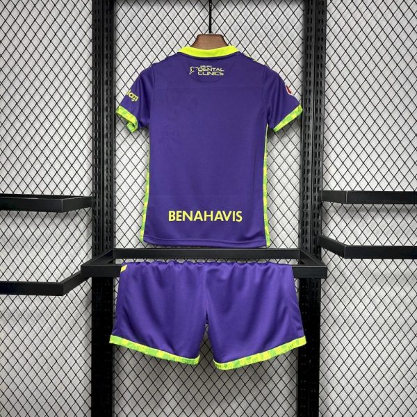 Malaga 2024/25 Away Kids Kit - Image 2
