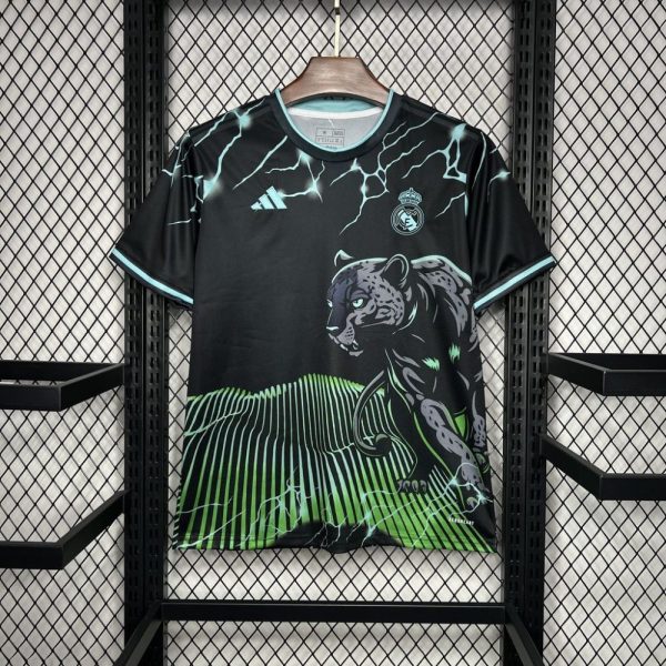 Real Madrid 2024/25 Special Edition Black And Green Jersey - Image 7