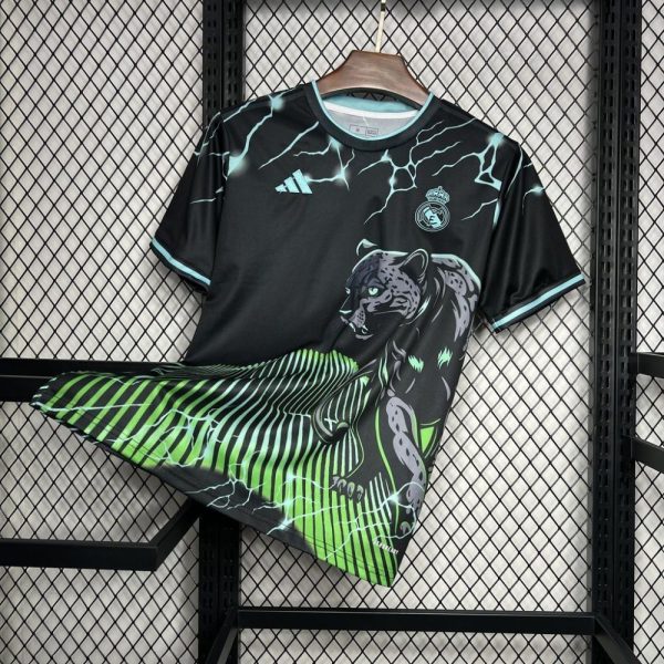 Real Madrid 2024/25 Special Edition Black And Green Jersey
