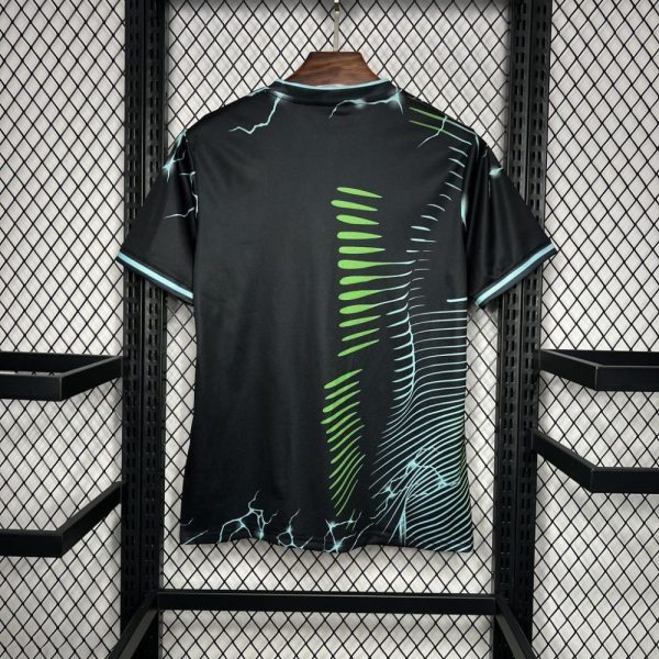 Real Madrid 2024/25 Special Edition Black And Green Jersey - Image 2
