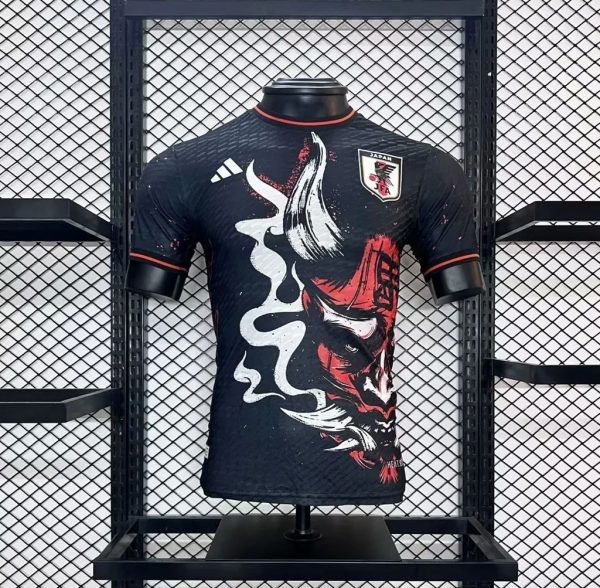 Japan 2024/25 Red Dragon Black Warrior Jersey Player Version