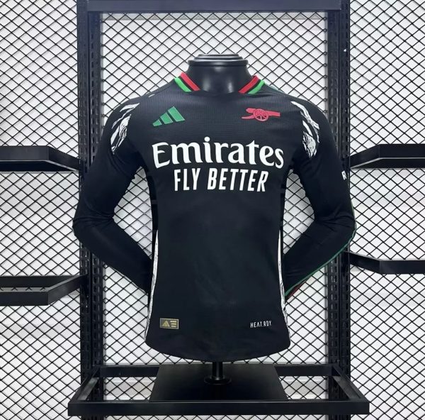 Arsenal 2024/25 Away Long Sleeves Jersey Player Version