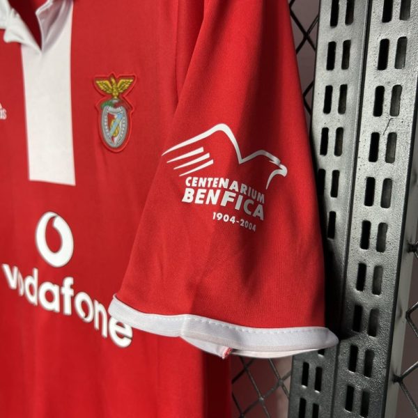 Benfica 2004/05 Home Retro Jersey - Image 4