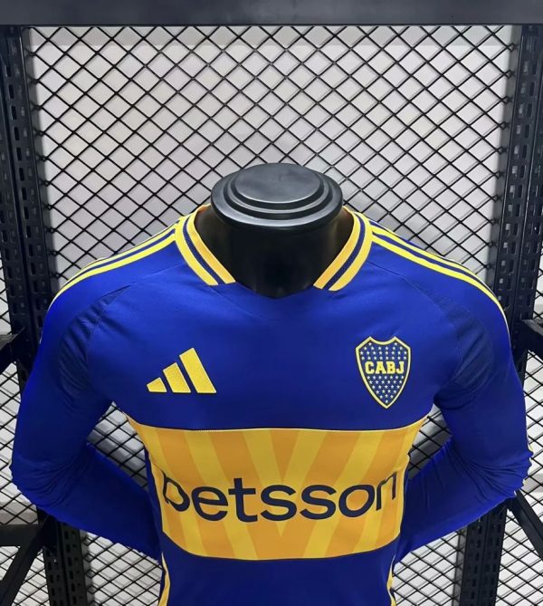 Boca Juniors 2024/25 Home Long Sleeves Jersey Player Version - Image 3