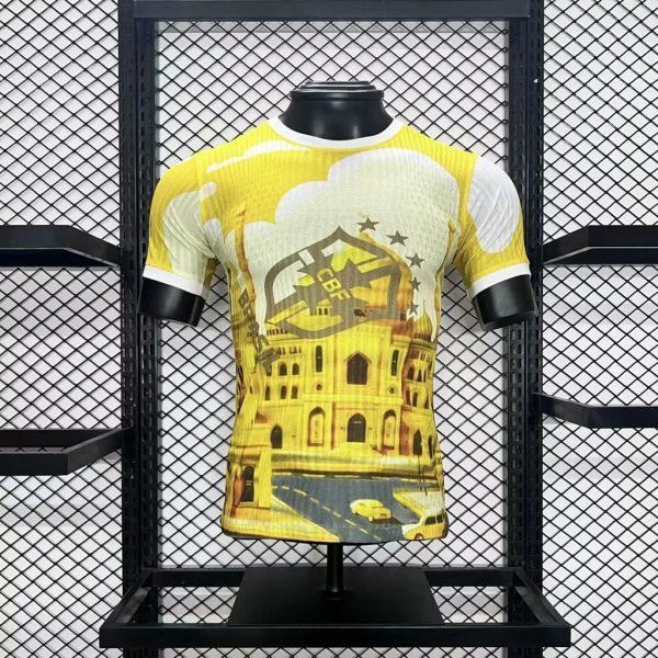 Brazil 2024/25 Yellow Special Edition Jersey Player Version