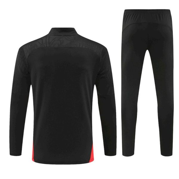 Ac Milan 2024/25 Half-Zip Adult Sweater+Pant 14001 - Image 2