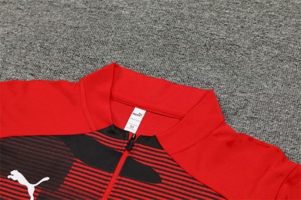 Ac Milan 2024/25 Half-Zip Adult Sweater+Pant 14001 - Image 8