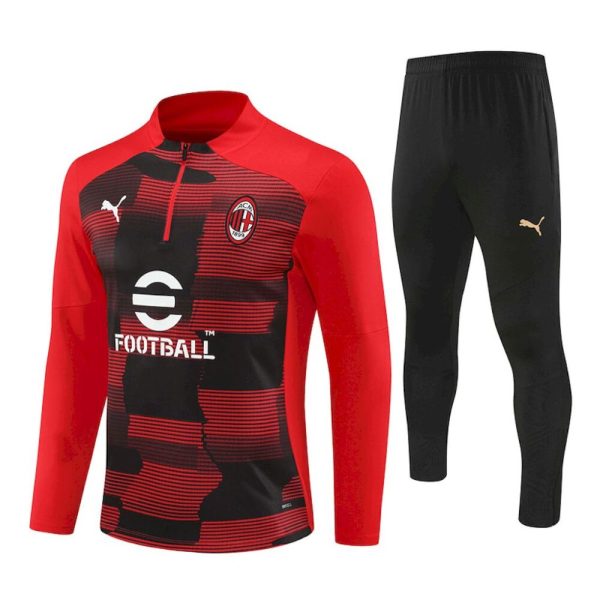 Ac Milan 2024/25 Half-Zip Adult Sweater+Pant 14001