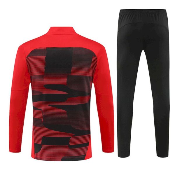 Ac Milan 2024/25 Half-Zip Adult Sweater+Pant 14001 - Image 2