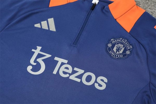 Manchester United 2024/25 Half-Zip Adult Sweater+Pant 14001 - Image 7