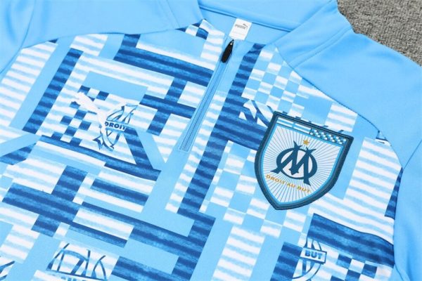 Olympique Marseille 2024/25 Half-Zip Adult Sweater+Pant 14001 - Image 4