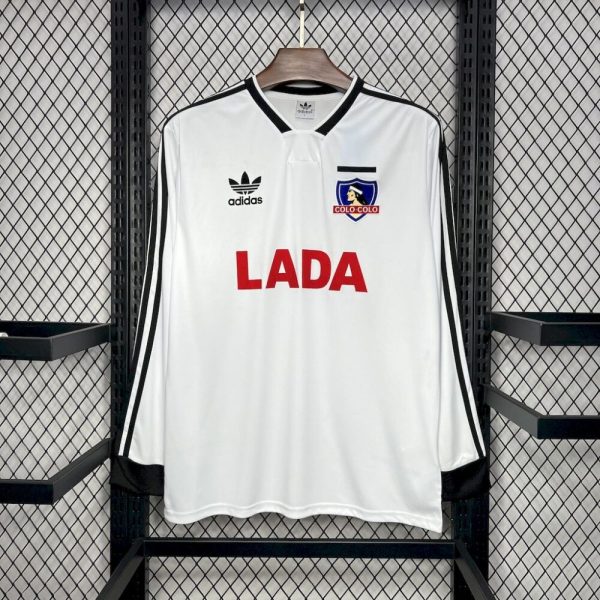 Colo Colo 1991 Home Long Sleeve Retro Jersey - Image 8