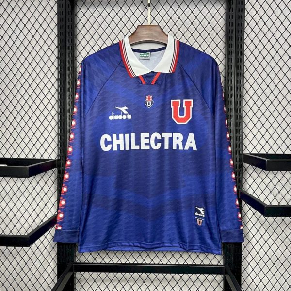 Universidad De Chile 1996 Home Long Sleeves Retro Jersey - Image 6