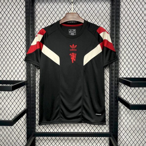 Manchester United 2024/25 Originals Tee Black Jersey - Image 6