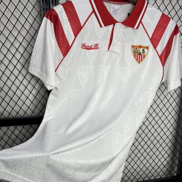 Sevilla Fc 1992/93 Home Retro Jersey - Image 5