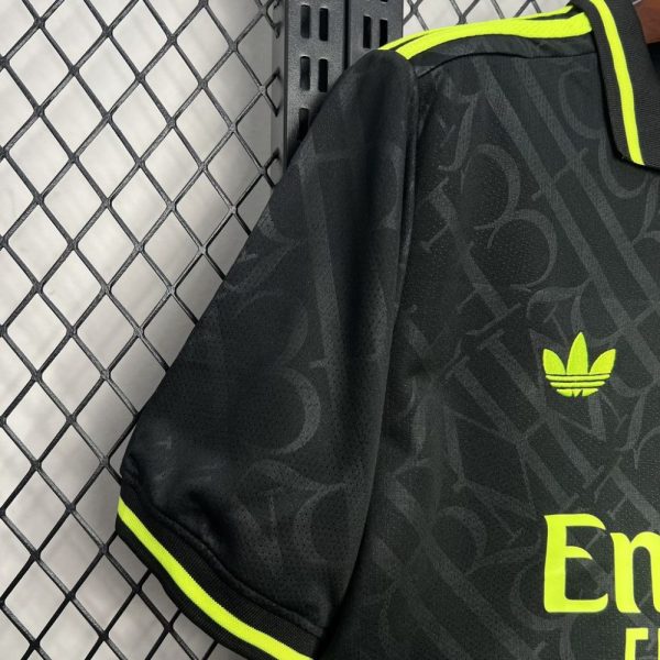 Real Madrid 2024/25  X Black And Neon Unique Jersey - Image 6