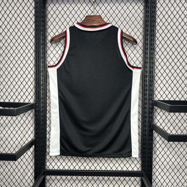 Vasco Da Gama 2000 Home Retro Black Sleeveless - Image 2