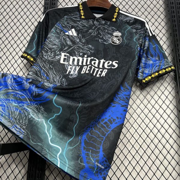 Real Madrid 2024/25 Black Dragon Jersey - Image 5