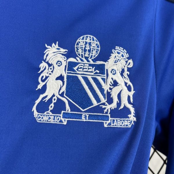 Manchester United 2024/25 Joint Edition Blue Long Sleeves Retro Jersey - Image 7