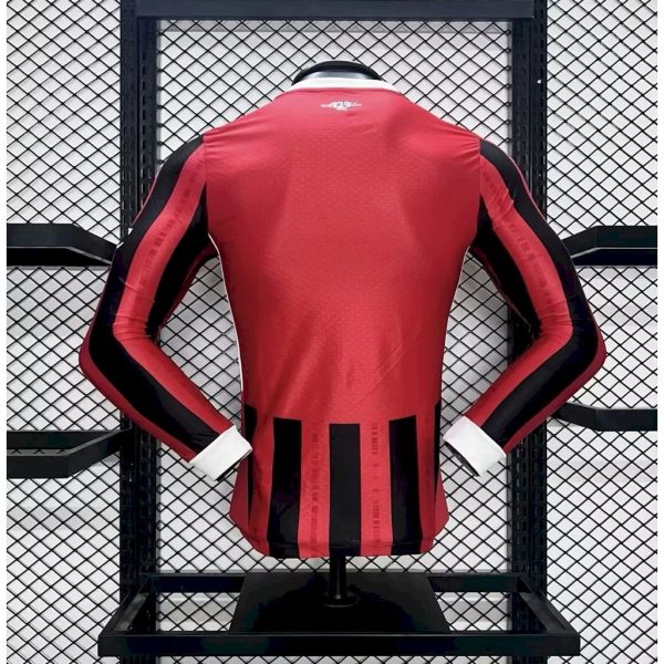 Ac Milan 2024/25 Home Long Sleeves Jersey Player Version - Image 2