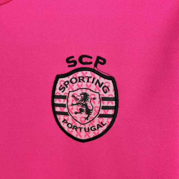 Sporting Cp 2024/25 Pink October Kids Kit - Image 4