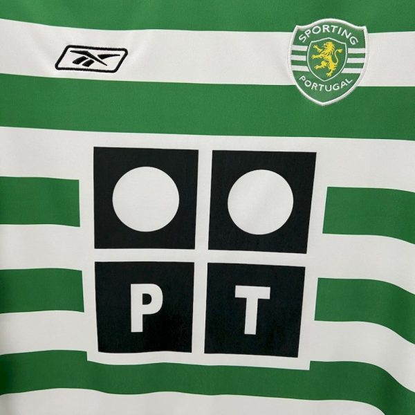 Sporting Cp 2003/04 Home Retro Jersey - Image 5