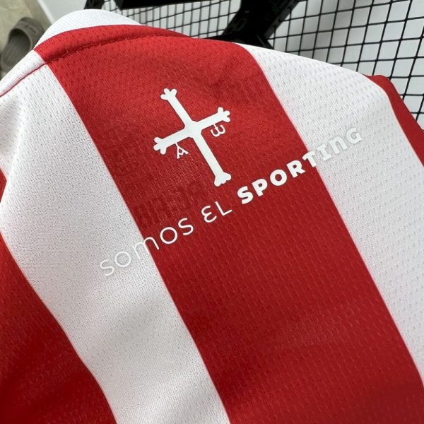 Sporting De Gijon 2024/25 Home Kids Kit - Image 3